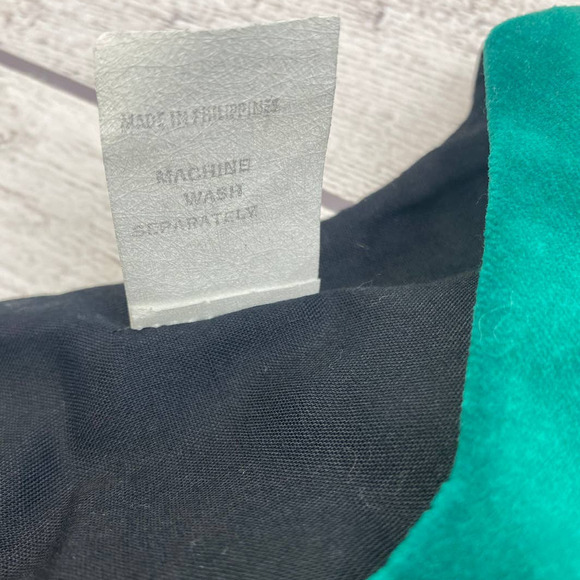 Baby Vintage Nutcracker Green & Black Velour One Piece 24 Months - Picture 7 of 8